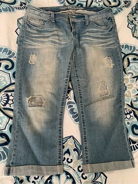Vanity Distressed Blue Denim Jeans